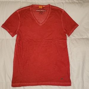 Hugo Boss Orange Label Fashion T Shirt Red/Orange
